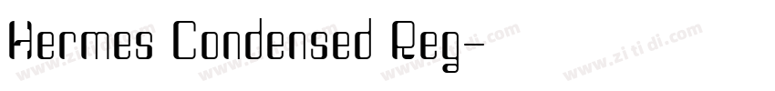 Hermes Condensed Reg字体转换